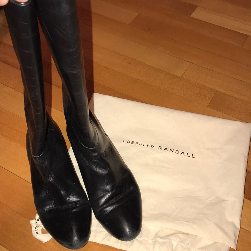Loeffler Randall Black Boots!!